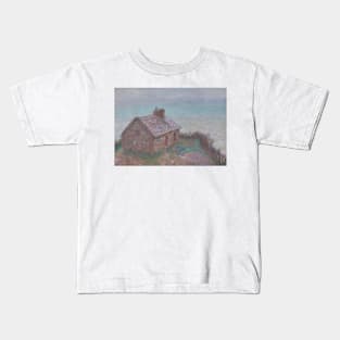 The Customs House at Varengeville by Claude Monet Kids T-Shirt